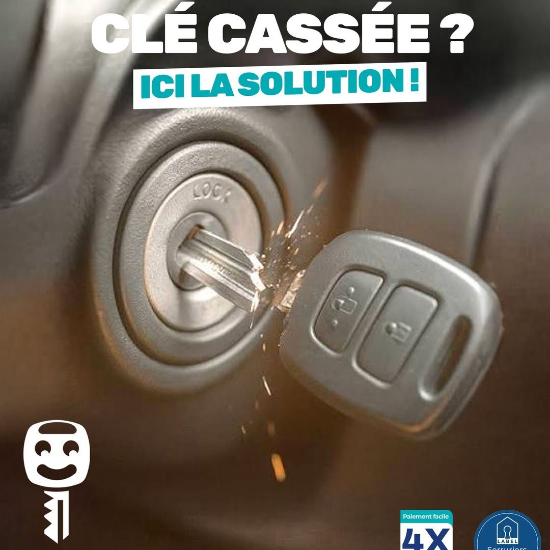 Clé cassée dans le contacteur